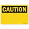 Signmission OSHA Caution Decal, Caution, 10in X 7in Decal, 7" W, 10" L, Landscape, Caution OS-CS-D-710-L-19123 - alternate 1